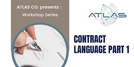 Contract Language part 1 (Virtual Workshop) tickets