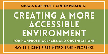 Creating a More Accessible Environment tickets