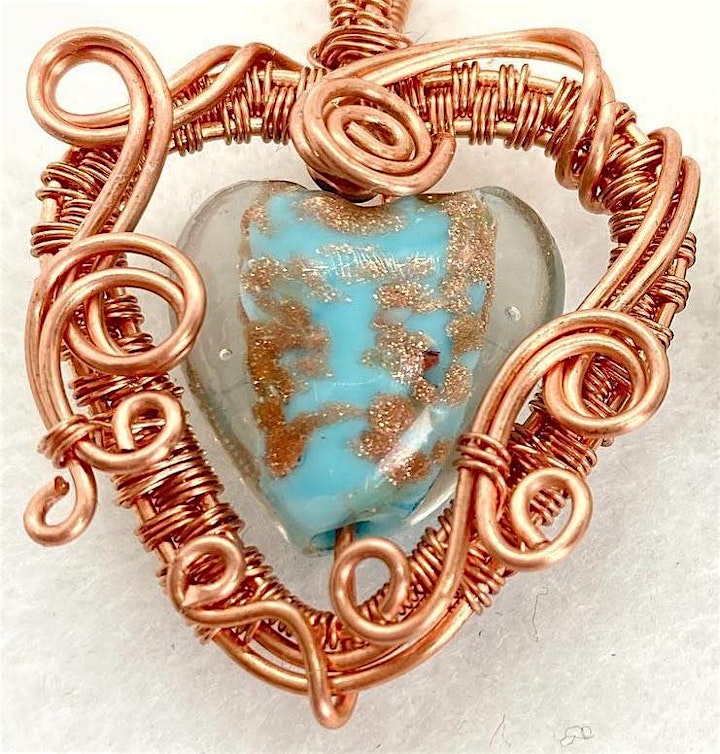 Wire Wrapped Jewellery Workshop. Saturday 21st May 2022, 10:00am-4:00pm image