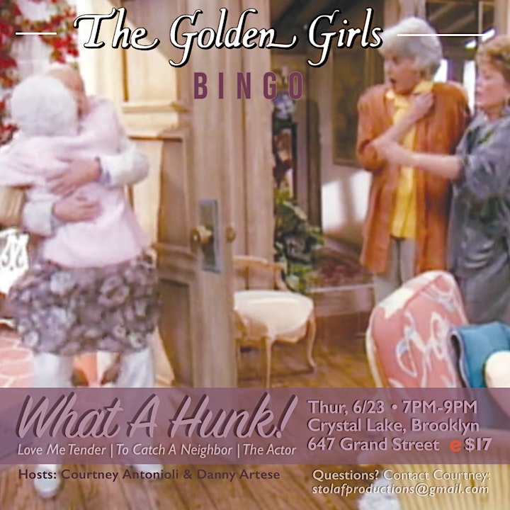 Golden Girls Bingo: Golden Hunks image