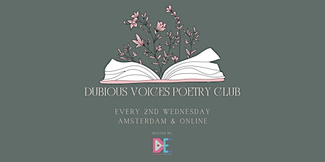 Dubious Voices Poetry Club:  Summer 2022 tickets