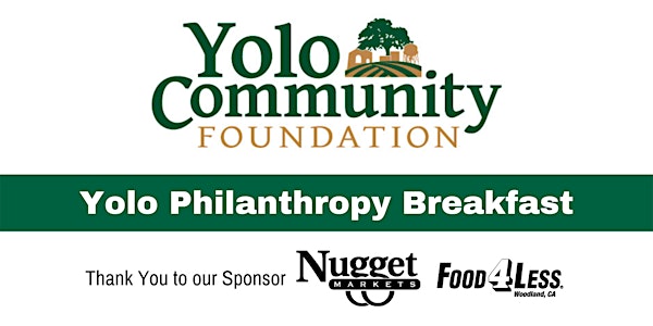 Yolo County Philanthropy Breakfast