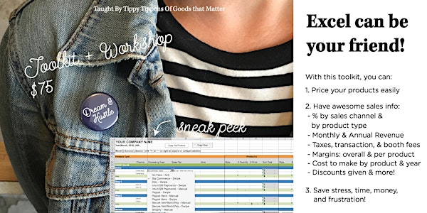 How to Track your Sales + Price your products: A Workshop + Toolkit