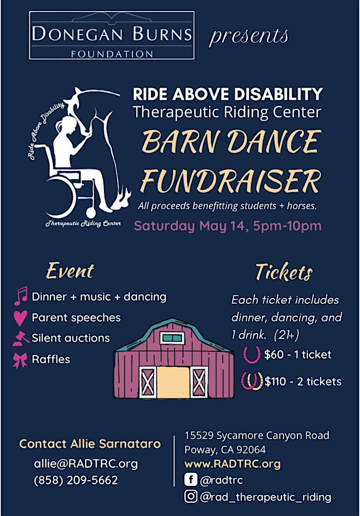 Ride Above Disability's Barn Dance Fundraiser image