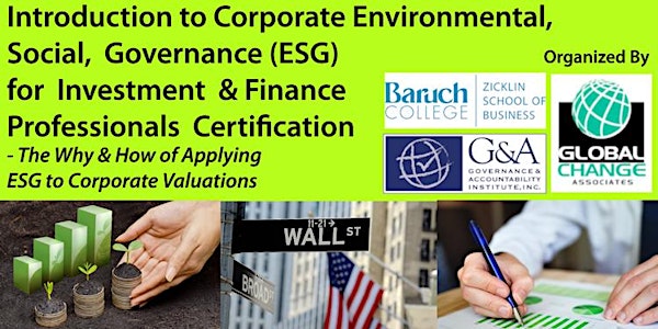 Intro to Corporate ESG for Investment & Finance Professionals Certification