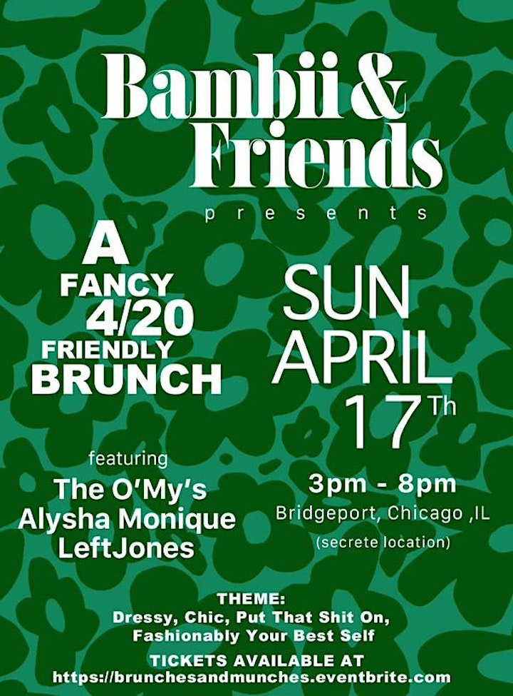 Brunches + Munches - A Fancy, 4/20 Friendly, Food, & Live Music Experience image