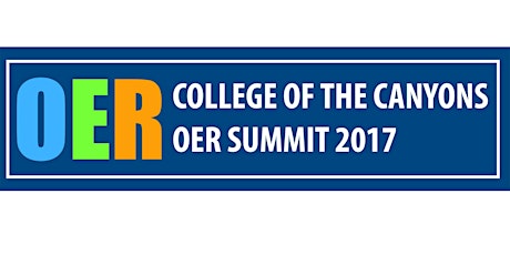College of the Canyons OER Summit 2017 primary image