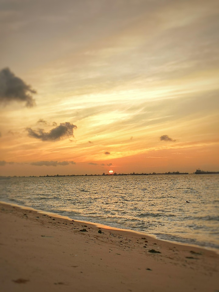 Sunrise Yoga by the Beach image