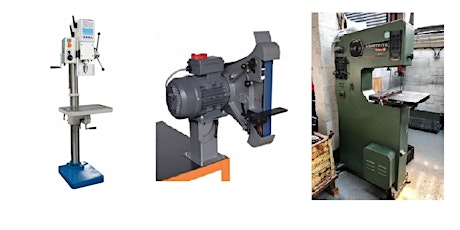 Drill Press, Linishers, Vertical Bandsaw Induction (HSBNE Members Only)