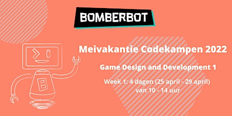 Primaire afbeelding van Bomberbot| Game Design & Dev 1 | 10-13 jr |25-29 april| NL| Meivakantie