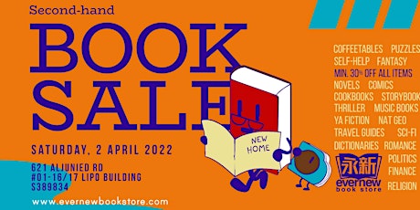 Evernew Second-hand Books Sale (2 April 2022, Saturday) primary image