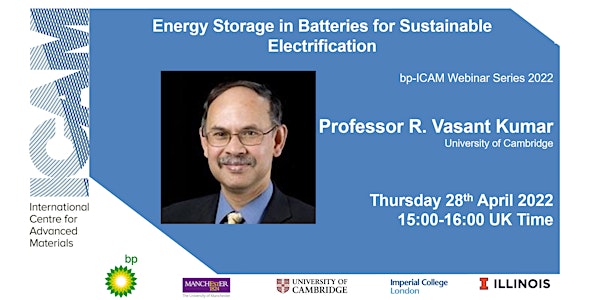 Energy Storage in Batteries for Sustainable Electrification