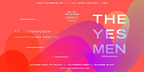 CoHosts II: The Yes Men & Transmodern Festival primary image