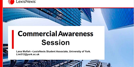 LexisNexis Commercial Awareness Session tickets