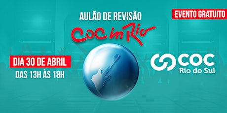 Imagem principal do evento Aulão de Revisão - COC in Rio