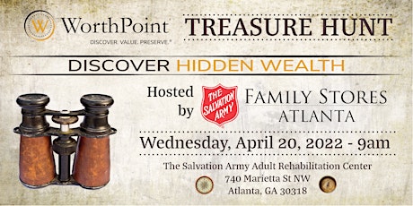 WorthPoint + The Salvation Army - Atlanta Workshop and Treasure Hunt primary image