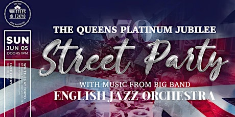 Big Band English Jazz Orchestra -The Queens Platinum Jubilee  Street Party billets
