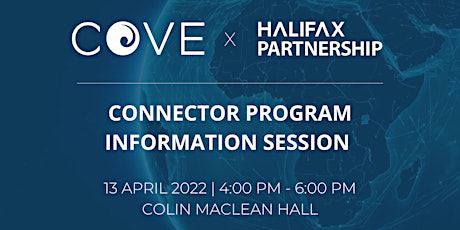 COVE x Halifax Partnership | Connector Program Information Session