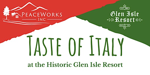 CANCELLED - Taste of Italy benefitting PeaceWorks Inc