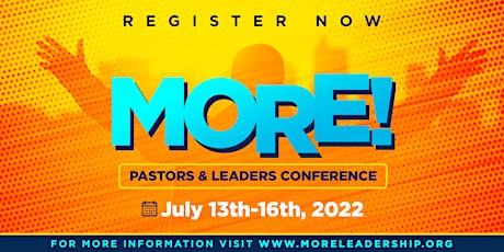 MORE Pastors & Leaders Conference tickets
