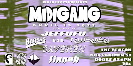 MiDi GANG w/ Jeffufu, Bagsss b2b NEWSENSEi, Cavemen, and finneh primary image