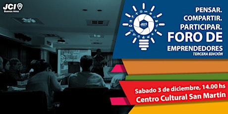 Imagen principal de Foro de Emprendedores 2016 - JCI Buenos Aires