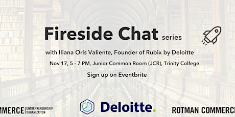 RCEO Presents.. Fireside Chat with Iliana Oris Valiente, Founder of Rubix by Deloitte primary image