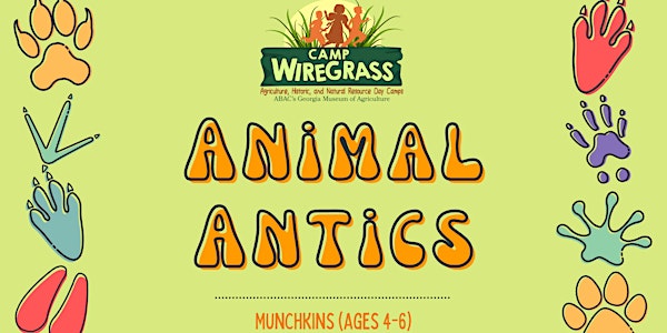 Camp Wiregrass: Animal Antics (Ages 4-6)