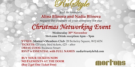 Rustyle's Christmas Business Networking Event primary image