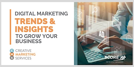 Live Webinar: Digital Marketing Trends & Insights to Grow Your Business tickets