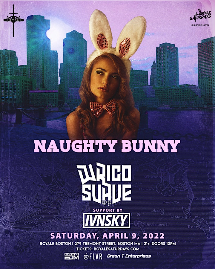 Naughty Bunny at Royale Saturdays | 4.9.22 | 10:00 PM | 21+ image