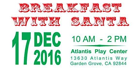 7th Annual OC Autism: BREAKFAST WITH SANTA primary image