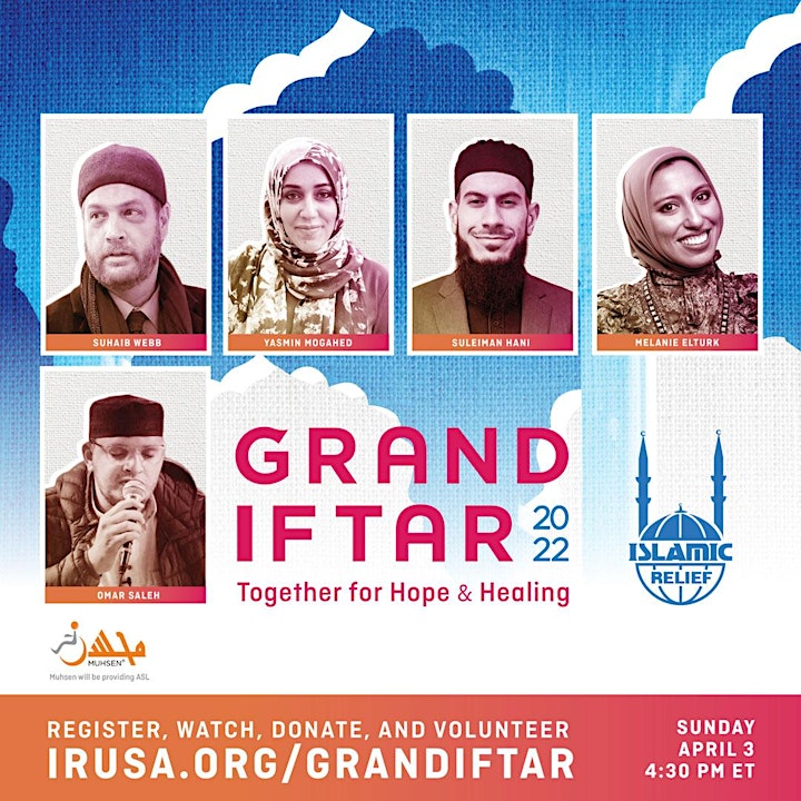 IRUSA Virtual Grand Iftar | Together for Hope & Healing image