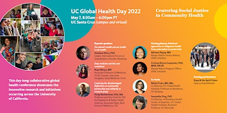 UC Global Health Day 2022: Centering Social Justice in Community Health primary image
