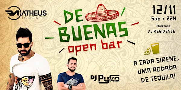 DE BUENAS_Open Bar C/ Matheus Jorente (Mahal Music Bar)