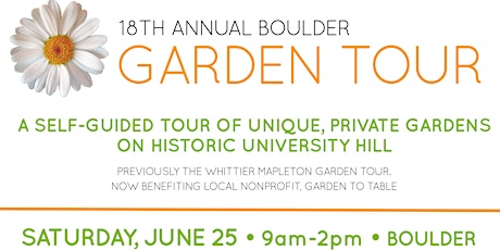 18th Annual Boulder Garden Tour tickets