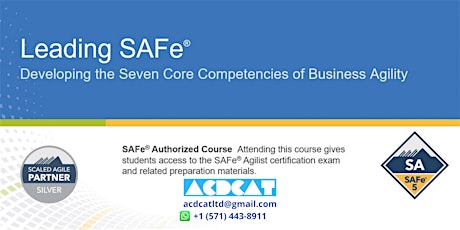 Leading SAFe 5.1 with SA Certification tickets