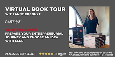 Virtual Book Tour - DARE TO LAUNCH - Startup Best Seller - Session 1 (1/5) primary image