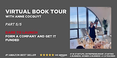 Virtual Book Tour - DARE TO LAUNCH - Startup Best Seller - Session 5 (5/5) tickets