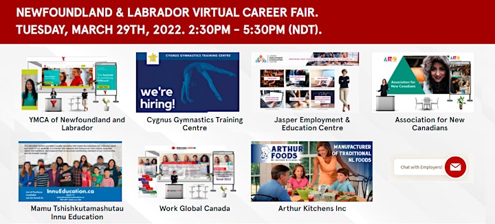 Newfoundland & Labrador Virtual Job Fair - October 27th, 2022 image