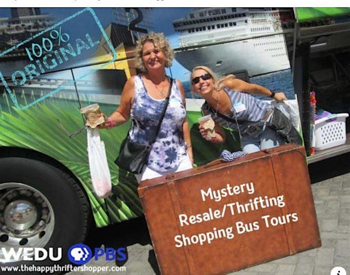 Mystery Resale Shopping Bus Tour -Up to St. Pete- Feb. 23rd-2023 Mardi Gras image