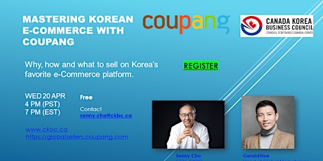 Imagem principal do evento Mastering Korean E-Commerce with Coupang