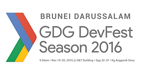 Google Developers Group (GDG) Brunei DevFest 2016