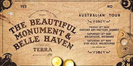 The Beautiful Monument & Belle Haven Australian Tour tickets