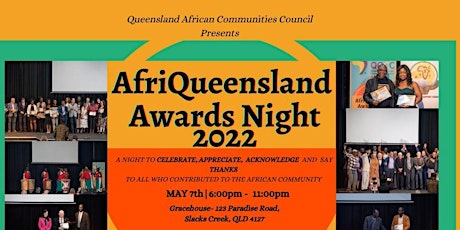 AfriQueensland Awards Night 2022 primary image