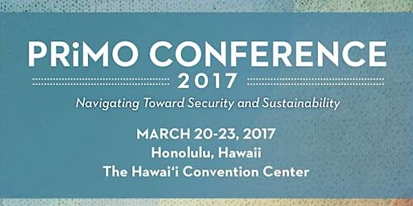 PRiMO 2017 - Navigating Toward Security and Sustainability (Industry, Private Sector)