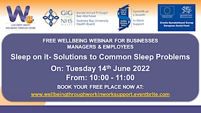 Sleep on it- Solutions to Common Sleep Problems tickets