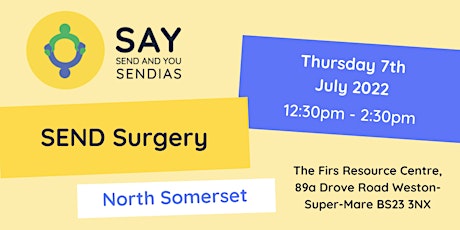 North Somerset SEND Surgery - Thursday 7th July 2022 tickets