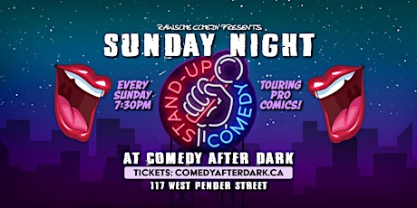 Sunday Night Stand Up Comedy tickets