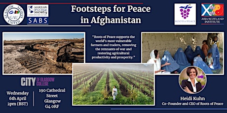Footsteps for Peace in Afghanistan (Glasgow Event)